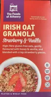 Irish oat granola strawberry & vanilla