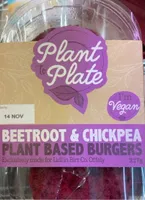 Beetroot and chickpea burgers