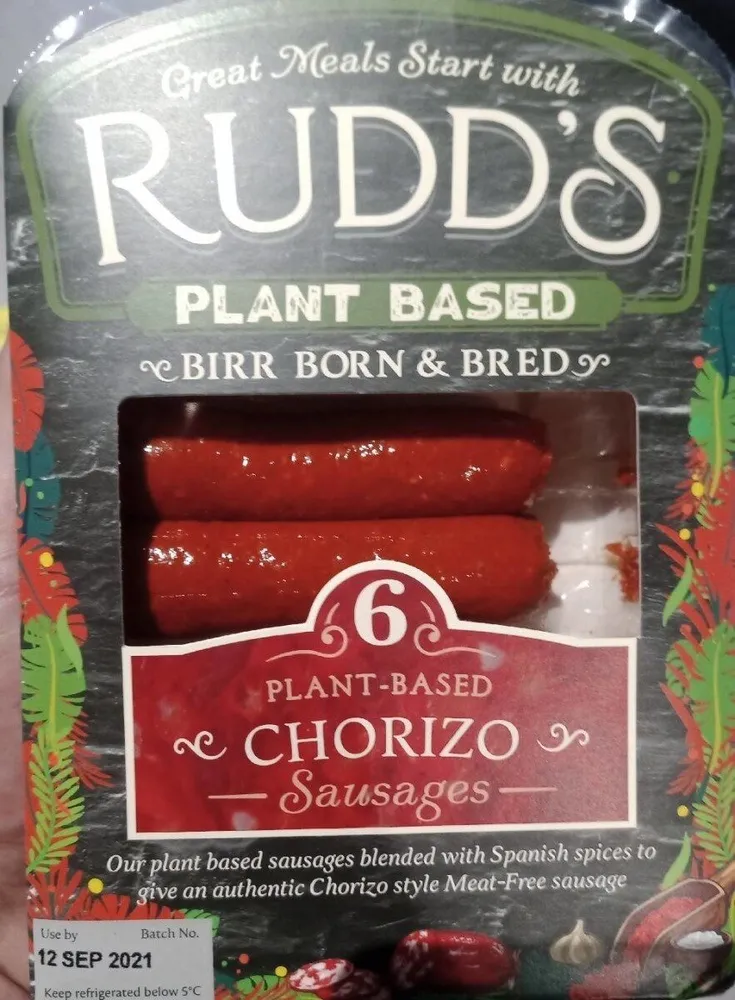 PLANT BASED CHORIZO SAUSAGES
