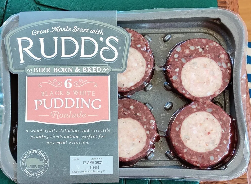 Black & White Pudding Roulade