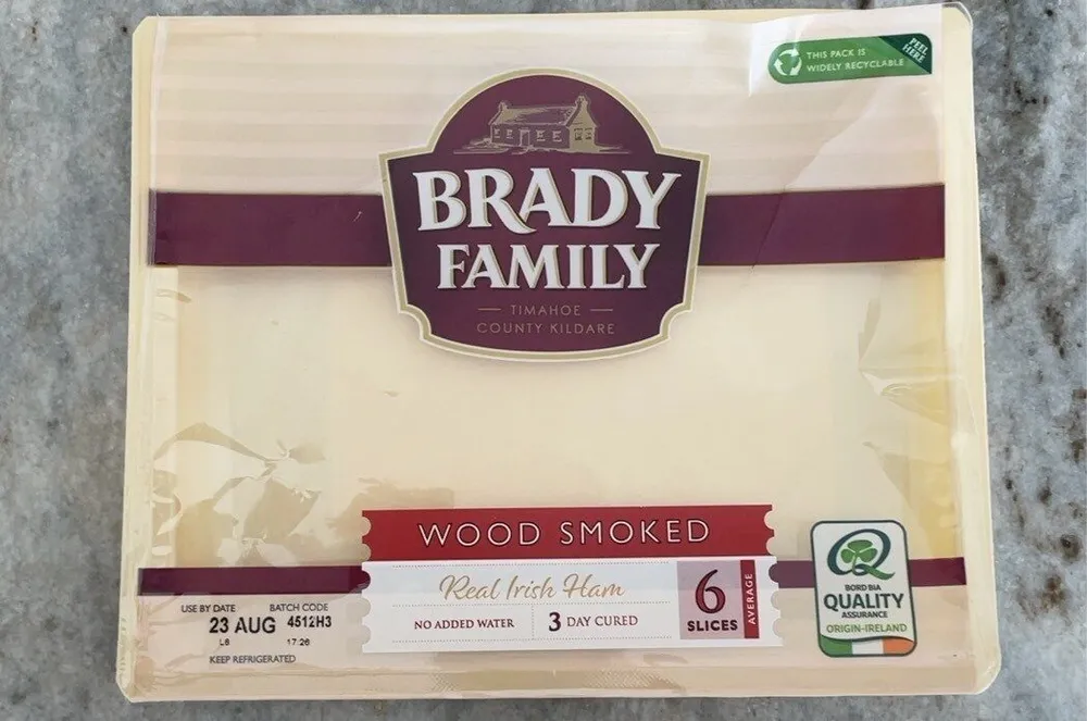 Wood smoked ham