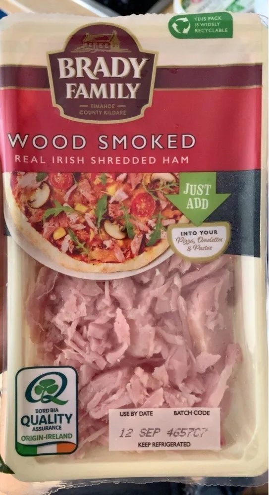 Wood smoked shredded Ham