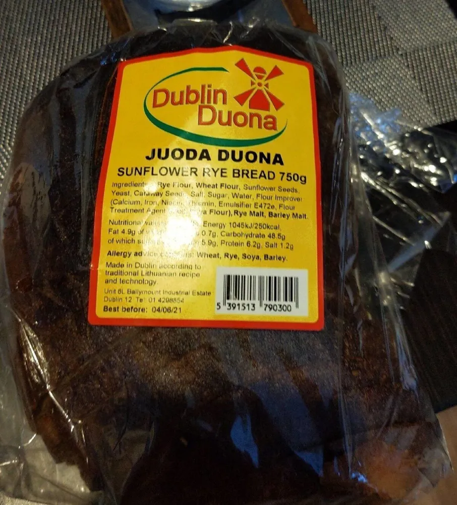 Sunflower Rye Bread