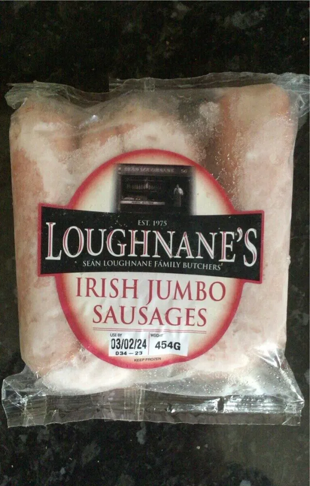 Irish Jumbo Sausages