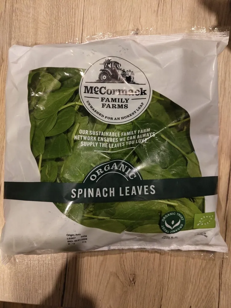 Organic Spinach Leaves