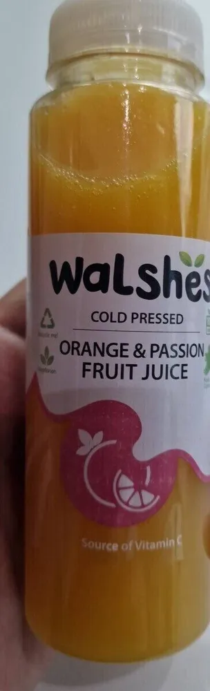 Orange abd passion fruit juice