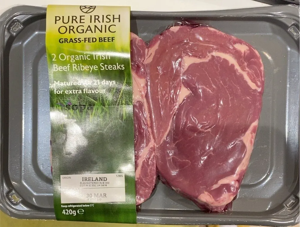 Pure Irish Organic grass-fed beef
