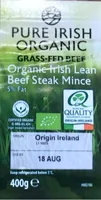 Organic Irish Lean Beef Steak Mince