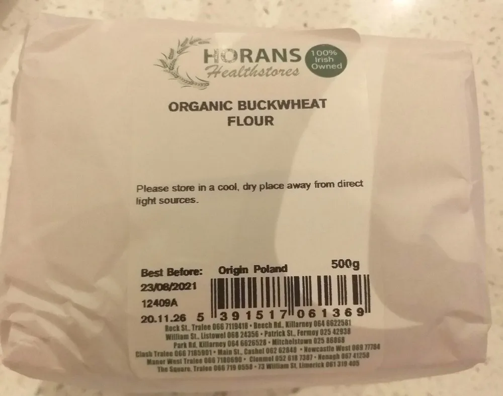 Organic buckwheat flour