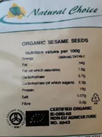 Organic sesame seeds