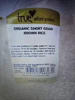 Organic short grain brown rice