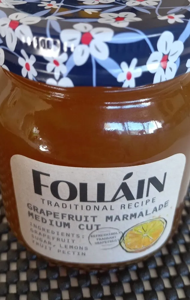 Grapefruit  marmalade medium cut