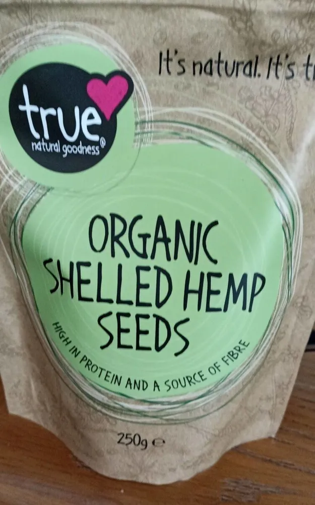 Organic shelled hemp seeds
