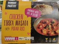Chicken tikka masala with pulao rice