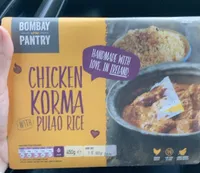 Chicken korma and pulao rice