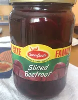 Sliced beetroot