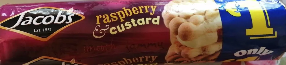 Raspberry & custard smooth jammy