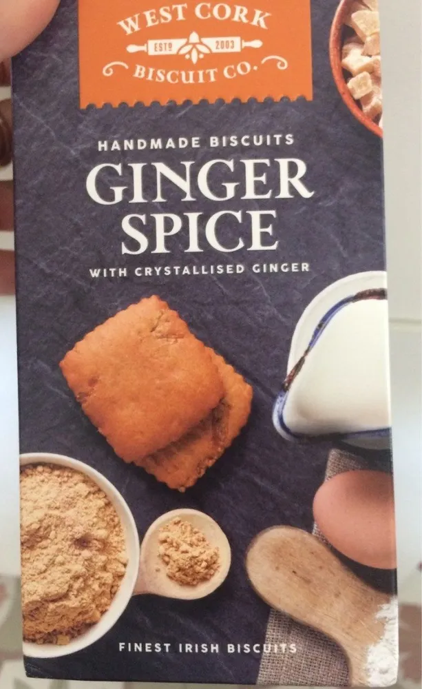 Handmade biscuits ginger spice