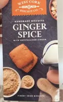 Handmade biscuits ginger spice