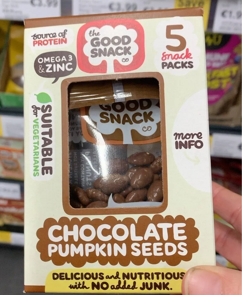 Chocolate pumpkin seeds