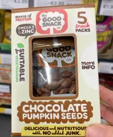Chocolate pumpkin seeds