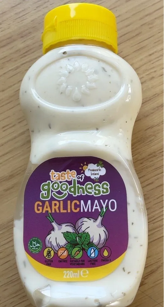 3 GARLIC MAYO Garlic flavoured mayonnaise INGREDIE