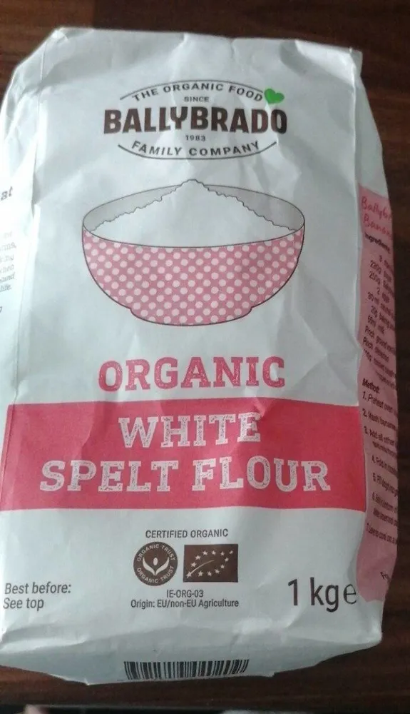 Organic white spelt flour