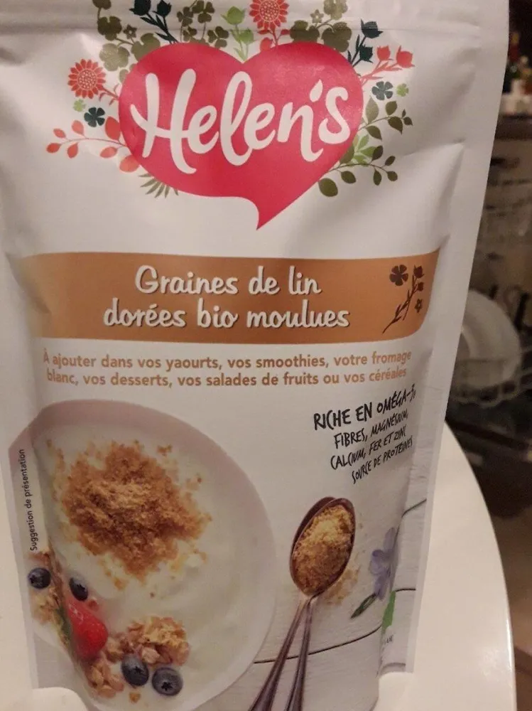 Graines de lin dorées bio moulues