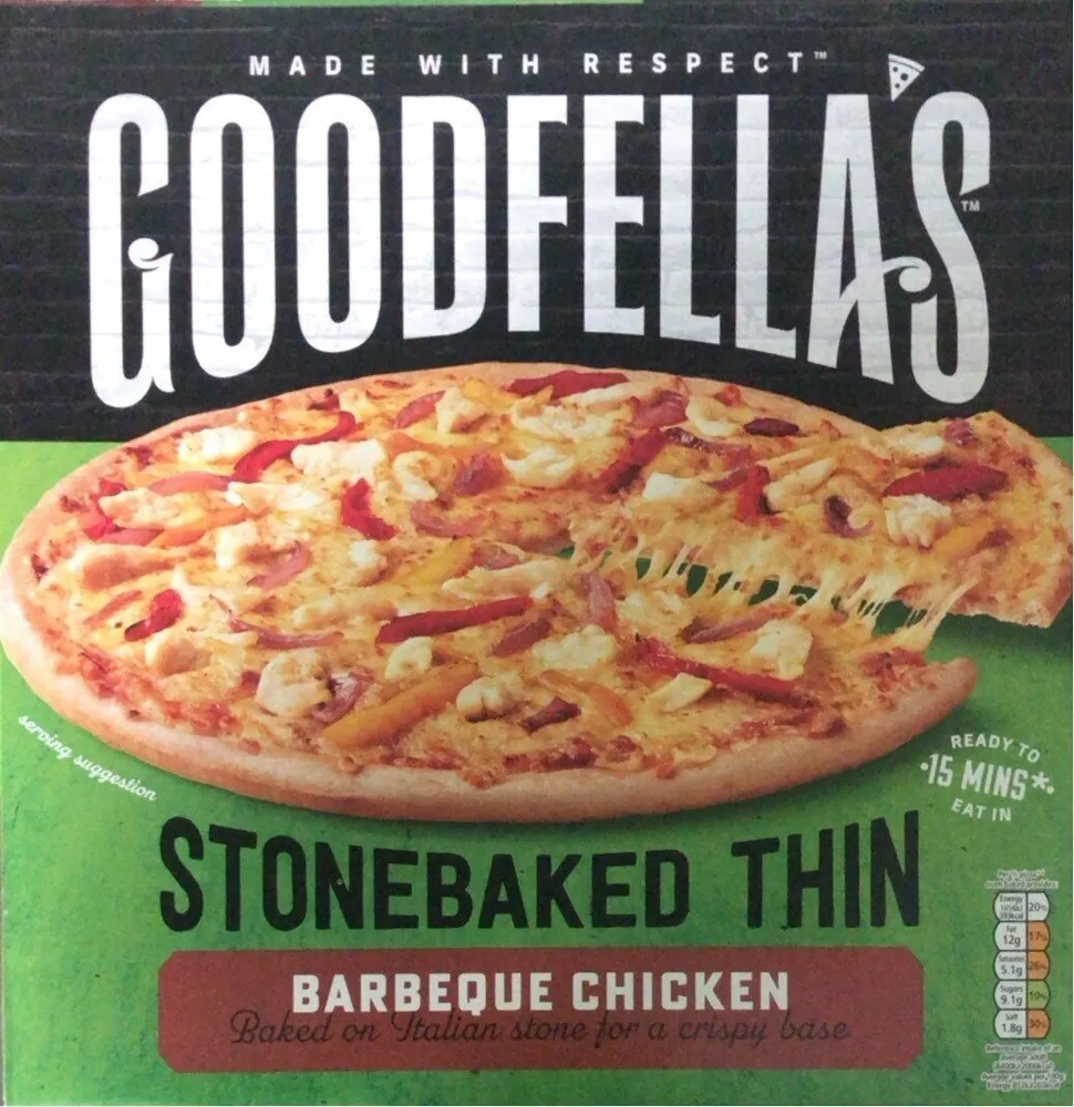 Goodfellas Thin Bbq Chicken 385g