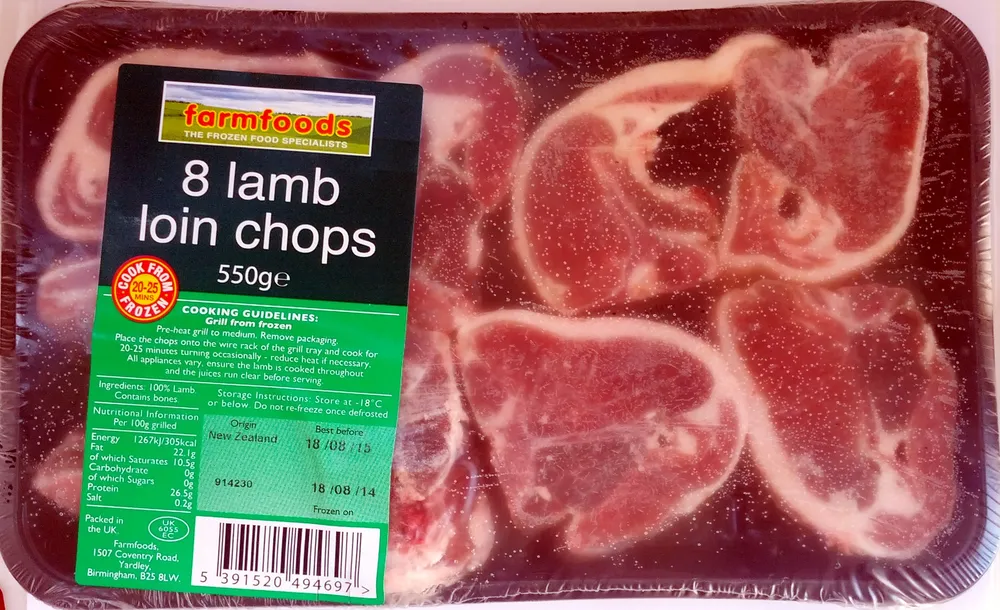 8 Lamb Loin Chops