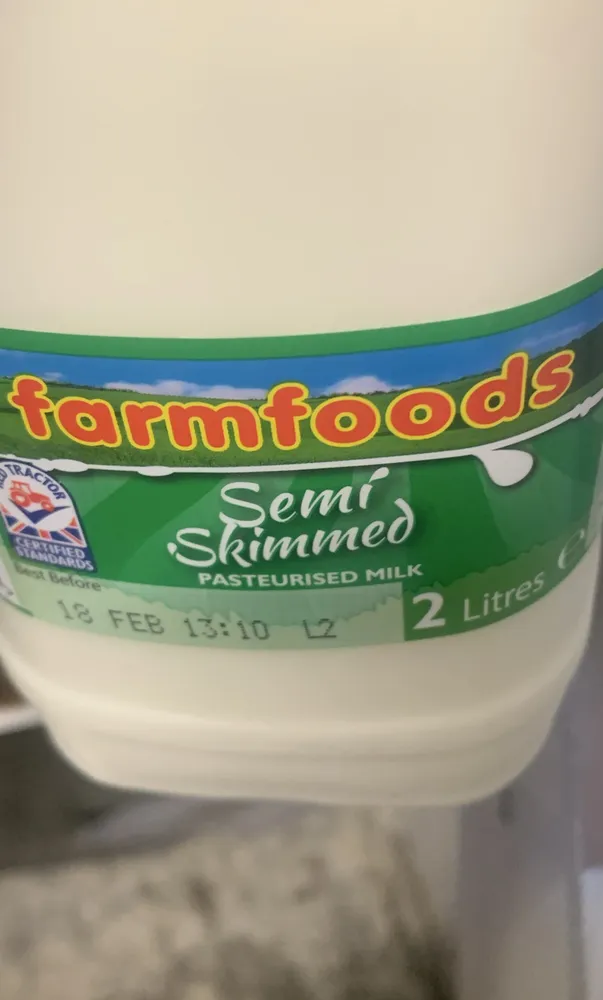 Semi Skimmed Milk