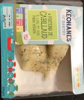 2 portions de cabillaud