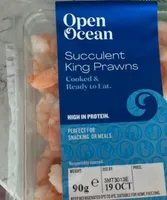 Succulent king prawn