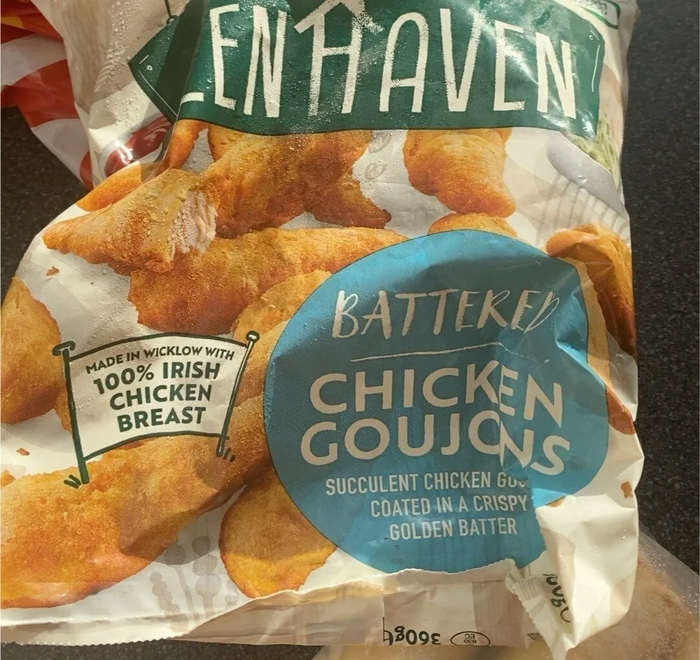 Battered chicken goujons