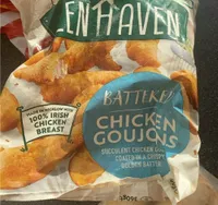 Battered chicken goujons