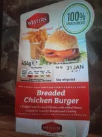breaded Chicken burgers
