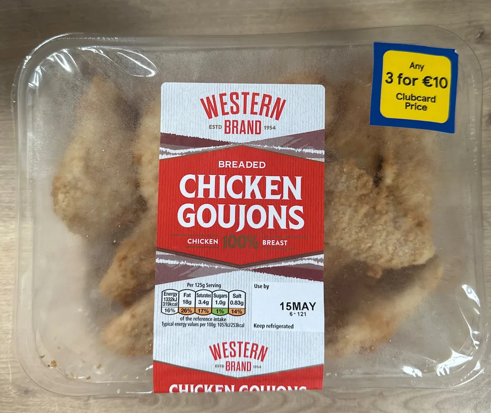 Breaded Chicken Goujons