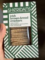 Irish brown-bread crackers