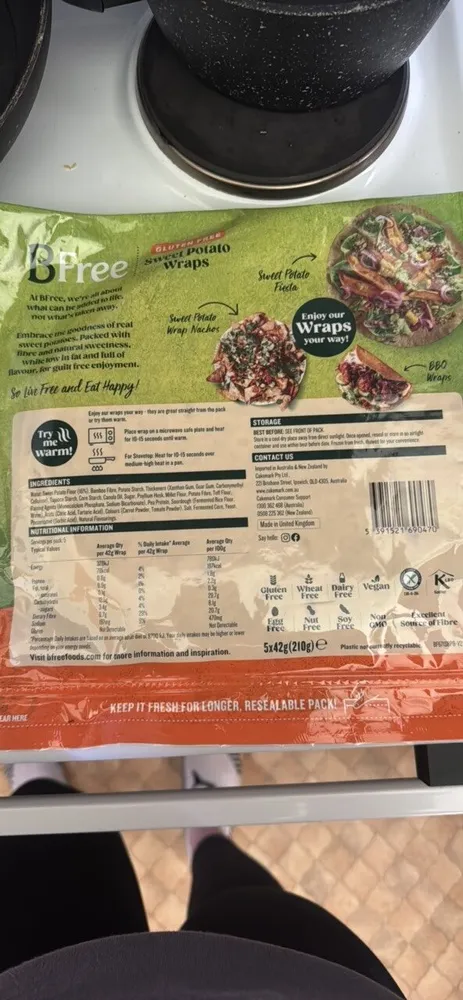 Sweet Potato Wraps