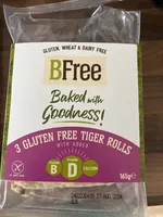 BFree gluten free tiger rolls