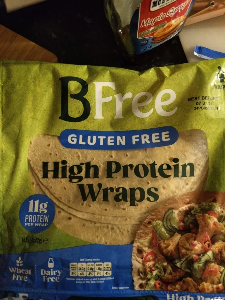 Gluten Free High Protein Wraps