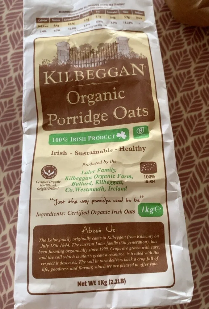 organic porridge oats