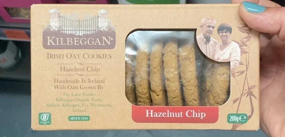 Hazelnut chip Irish Oat Cookies