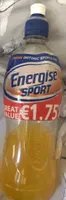 Orange isotonic sports drink