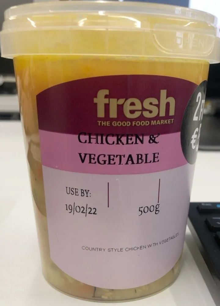 Chicken & vegetable soup