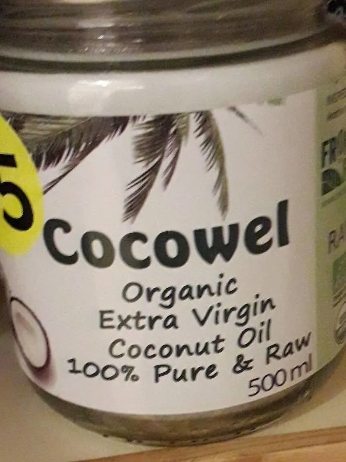 Organic extra virgin coconut oil
