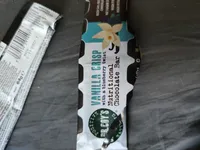 Vanilla crisp nutritional chocolate bar