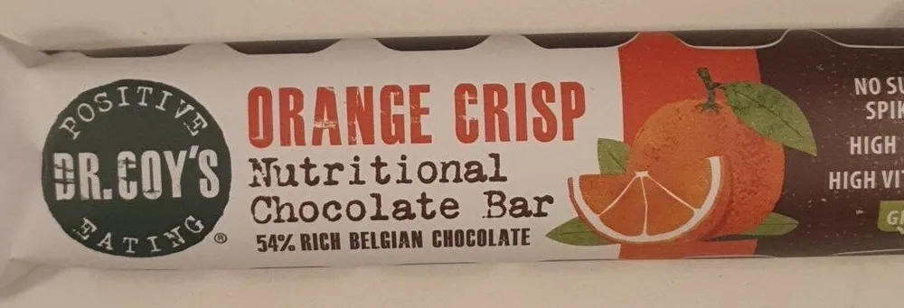 ORANGE CRISP Nutritional Chocolate Bar