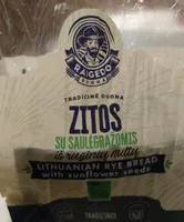 Lithuanian rye bread with sunflower seeds
