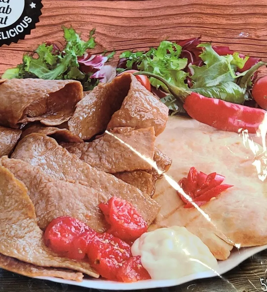 Tasty kebab meat